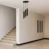 Lampa Wisząca Sufitowa Żyrandol LED 1m 3x GU10 LOFT NOWOCZESNA TUBA okrągła-5904703010494