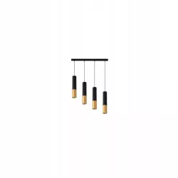 NOWOCZESNA LAMPA KEON SUFITOWA LED GU10 CZARNO-ZŁOTA-5904703010531