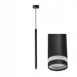 NOWOCZESNA LAMPA WISZĄCA PIERO G9 CZARNY MAT REGULOWANA 35W-5904703010555