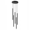 WISZĄCA LAMPA SUFITOWA LED 5XG9 ŻYRANDOL CZARNY MAT-5904703010913