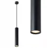 Lampa sufitowa wisząca żyrandol LED GU10 oprawa OKRĄGŁA czarna-5904703010333