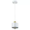 Lampa sufitowa wisząca żyrandol LED E27 oprawa LOFT złoty + biały-5904703010050