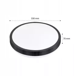 PLAFON LED LAMPA SUFITOWA PANEL SUFITOWY CZUJNIK RUCHU 2xE27 NATYNKOWY-5904703010982