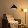 Lampa Wisząca Sufitowa E27 Żyrandol LOFT NOWOCZESNA czarna drewniana-5904703015222