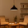 Lampa Wisząca Sufitowa E27 Żyrandol LOFT NOWOCZESNA czarna drewniana-5904703015222