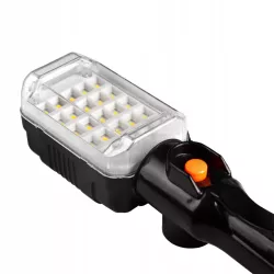 LAMPA WARSZTATOWA 230V 12W Z PRZEWODEM HAK / MAGNES NA KABLU 5M LATARKA-5904703009603