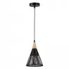 Lampa sufitowa wisząca żyrandol LED E27 oprawa LOFT DREWNO-5904703015246