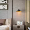 LAMPA WISZĄCA SUFITOWA E27 ŻYRANDOL LOFT NOWOCZESNA STOŻEK czarna-5904703015277