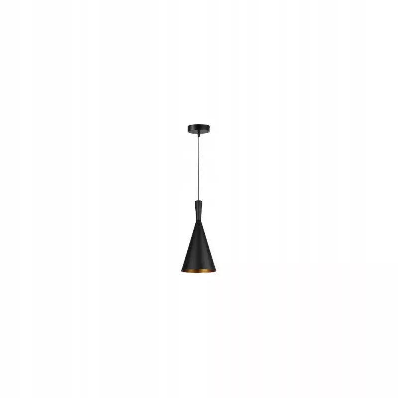 OPRAWA WISZĄCA E27 PINIO CZARNA ZŁOTA 35W ALUMINIUM-5904703015291