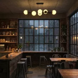 Lampa sufitowa wisząca szklana kula 6xE27 ŻYRANDOL LOFT 90cm czarny biały-5904703015307
