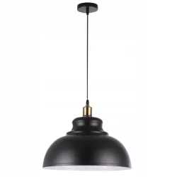 LAMPA WISZĄCA SUFITOWA E27 ŻYRANDOL LOFT NOWOCZESNA CZARNY+MIEDŹ-5904703016359