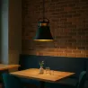 LAMPA WISZĄCA SUFITOWA E27 ŻYRANDOL LOFT NOWOCZESNA CZARNY złoty-5904703016564