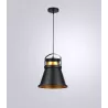 LAMPA WISZĄCA SUFITOWA E27 ŻYRANDOL LOFT NOWOCZESNA CZARNY złoty-5904703016564