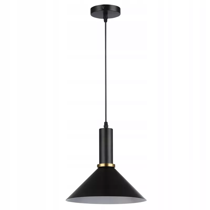 LAMPA WISZĄCA SUFITOWA E27 ŻYRANDOL LOFT NOWOCZESNA CZARNA-5904703016403
