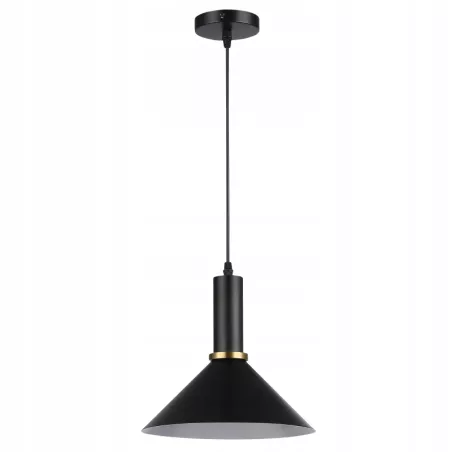 LAMPA WISZĄCA SUFITOWA E27 ŻYRANDOL LOFT NOWOCZESNA CZARNA-5904703016403