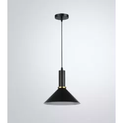 LAMPA WISZĄCA SUFITOWA E27 ŻYRANDOL LOFT NOWOCZESNA CZARNA-5904703016403