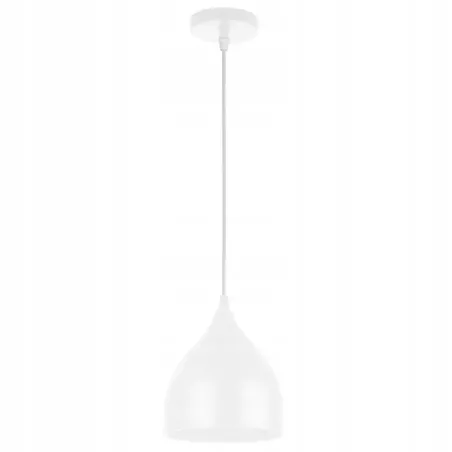 LAMPA WISZĄCA SUFITOWA E27 ŻYRANDOL LOFT NOWOCZESNA biała 120cm-5904703016410