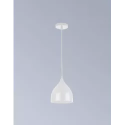 LAMPA WISZĄCA SUFITOWA E27 ŻYRANDOL LOFT NOWOCZESNA biała 120cm-5904703016410