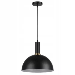 LAMPA WISZĄCA SUFITOWA E27 ŻYRANDOL LOFT NOWOCZESNA CZARNA okrągła-5904703016465