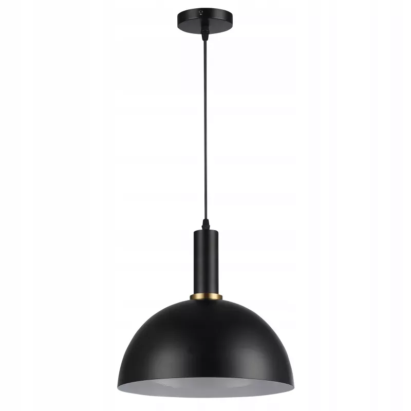 LAMPA WISZĄCA SUFITOWA E27 ŻYRANDOL LOFT NOWOCZESNA CZARNA okrągła-5904703016465