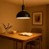 LAMPA WISZĄCA SUFITOWA E27 ŻYRANDOL LOFT NOWOCZESNA CZARNA okrągła-5904703016465