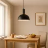 LAMPA WISZĄCA SUFITOWA E27 ŻYRANDOL LOFT NOWOCZESNA CZARNA okrągła-5904703016465