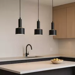 Lampa Sufitowa Wisząca Żyrandol E27 LOFT NOWOCZESNA CZARNA-5904703016519