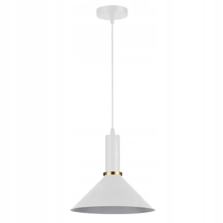 LAMPA WISZĄCA SUFITOWA E27 ŻYRANDOL LOFT NOWOCZESNA Biała-5904703016311