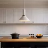 LAMPA WISZĄCA SUFITOWA E27 ŻYRANDOL LOFT NOWOCZESNA Biała-5904703016311