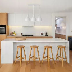 Lampa sufitowa wisząca żyrandol LED 3x E27 oprawa LOFT biała-5904703016328