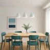 Lampa sufitowa wisząca żyrandol LED 3x E27 oprawa LOFT biała-5904703016328