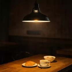 Lampa Wisząca Sufitowa E27 Żyrandol LOFT NOWOCZESNA CZARNY-5904703016335