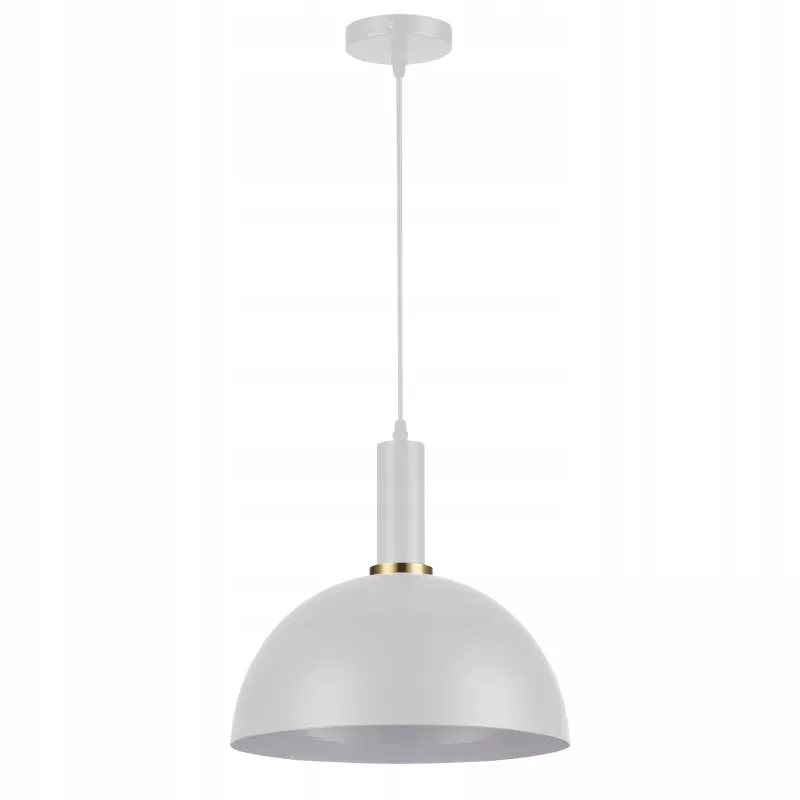 LAMPA WISZĄCA SUFITOWA E27 ŻYRANDOL LOFT NOWOCZESNA BIAŁA-5904703016342