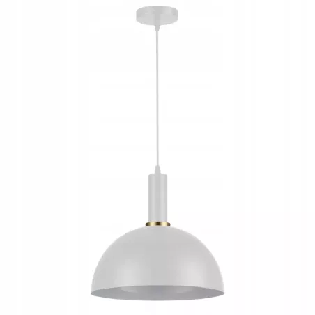 LAMPA WISZĄCA SUFITOWA E27 ŻYRANDOL LOFT NOWOCZESNA BIAŁA-5904703016342
