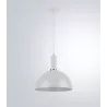 LAMPA WISZĄCA SUFITOWA E27 ŻYRANDOL LOFT NOWOCZESNA BIAŁA-5904703016342