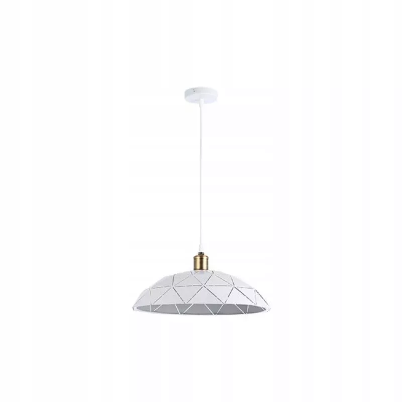 Oprawa wisząca E27 Dalia x1 biała+miedź-5904703016366