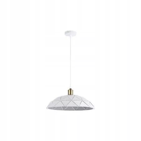 Oprawa wisząca E27 Dalia x1 biała+miedź-5904703016366