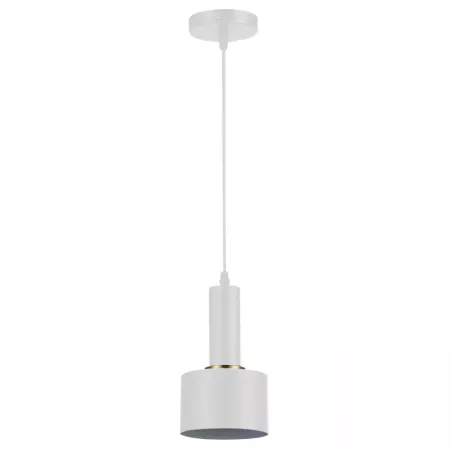 LAMPA WISZĄCA SUFITOWA E27 ŻYRANDOL LOFT NOWOCZESNA BIAŁA-5904703016427