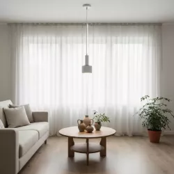 LAMPA WISZĄCA SUFITOWA E27 ŻYRANDOL LOFT NOWOCZESNA BIAŁA-5904703016427