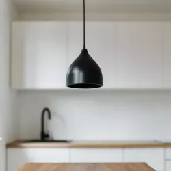 Lampa sufitowa wisząca żyrandol LED E27 oprawa LOFT czarna-5904703016458