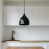Lampa sufitowa wisząca żyrandol LED E27 oprawa LOFT czarna-5904703016458