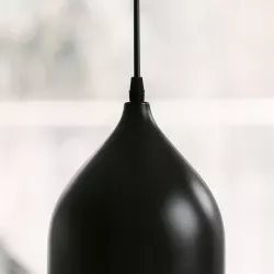 Lampa sufitowa wisząca żyrandol LED E27 oprawa LOFT czarna-5904703016458