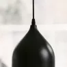 Lampa sufitowa wisząca żyrandol LED E27 oprawa LOFT czarna-5904703016458