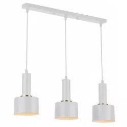 Lampa Sufitowa Wisząca żyrandol 3x E27 LOFT NOWOCZESNA biała skandynawska-5904703016472