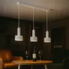 Lampa Sufitowa Wisząca żyrandol 3x E27 LOFT NOWOCZESNA biała skandynawska-5904703016472