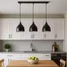 Lampa sufitowa wisząca żyrandol LED 3x E27 oprawa LOFT czarna-5904703016502
