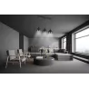 Lampa sufitowa wisząca żyrandol LED 3x E27 oprawa LOFT czarna-5904703016502