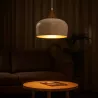 LAMPA WISZĄCA SUFITOWA E27 ŻYRANDOL LOFT NOWOCZESNA biała ZŁOTA drewno-5904703016533