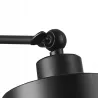 Kinkiet E27 LED Elza wysięgnik x1 czarny+miedź-5904703016540