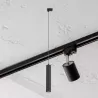 LVT Lampa Wisząca Keon do Szyny 1-Fazowej GU10 Czarny Mat 1m IP20 Max 35W-5904703016588